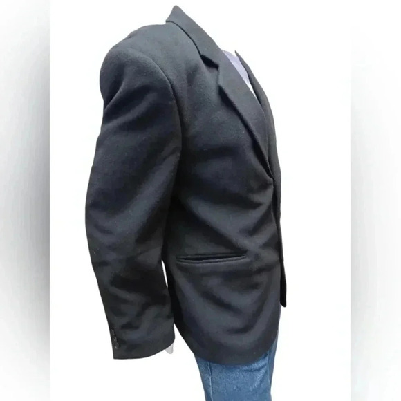 Boulevard Club Cashmere And Wool Blend Black Blazer Size R44 - Picture 3 of 13